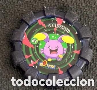 Coleccionismo cromos antiguos: 69 WHISMUR Tazo boinx pokemon