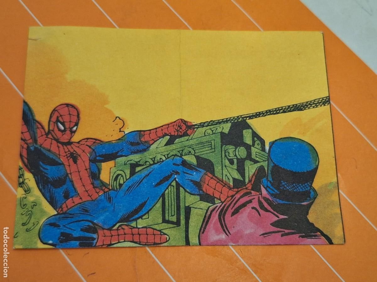 Collectable Antique Stickers: D Promostaff Marvel 1981 PANRICO CALCO SPIDERMAN N 3. LEER