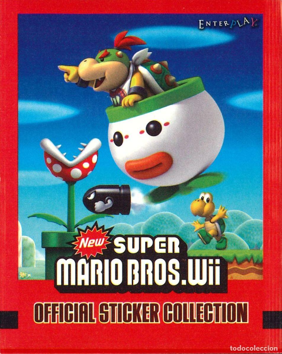 Coleccionismo cromos antiguos: SUPER MARIO BROS.WII - E-MAX (2011) / SOBRE VAC&Iacute;O