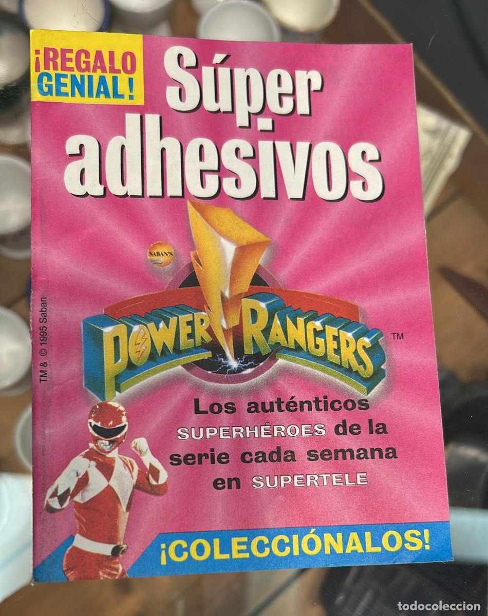 Coleccionismo cromos antiguos: CROMOS SUPER ADHESIVOS COLECCI&Oacute;N POWER RANGERS 12 UDS. TODOS DIFERENTES