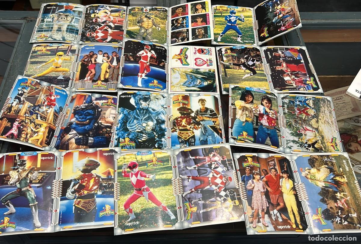 Coleccionismo cromos antiguos: CROMOS SUPER ADHESIVOS COLECCI&Oacute;N POWER RANGERS 12 UDS. TODOS DIFERENTES