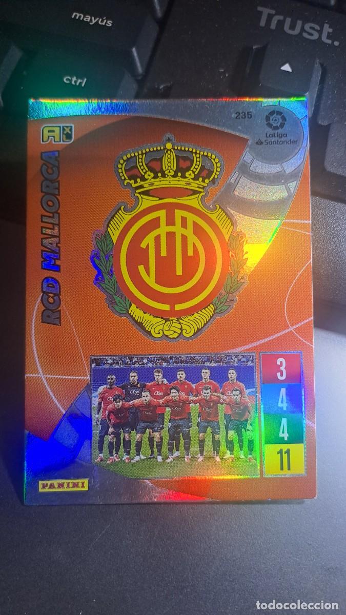 Coleccionismo cromos antiguos: ADRENALYN XL ESCUDO MALLORCA 235 CROMO LIGA 2021 2022 21 22 PANINI