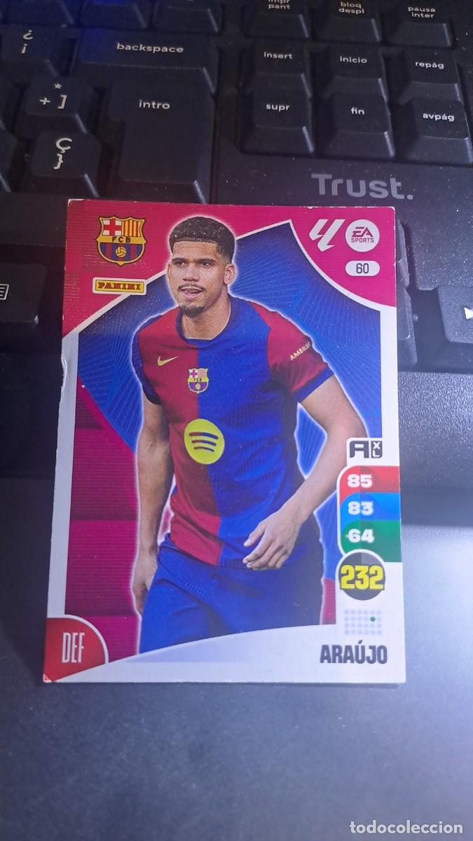Coleccionismo cromos antiguos: ADRENALYN XL ARAUJO 60 BARCELONA CROMO LIGA 2024 2025 24 25 PANINI