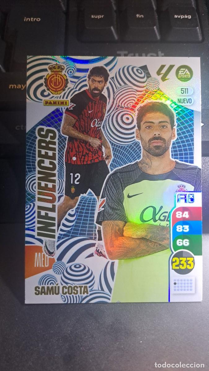 Coleccionismo cromos antiguos: ADRENALYN XL SAMU COSTA 511 NUEVO INFLUENCERS MALLORCA CROMO LIGA 2024 2025 24 25 PANINI