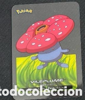 Coleccionismo cromos antiguos: Carta Lamincards lamin card Pokemon VILEPLUME