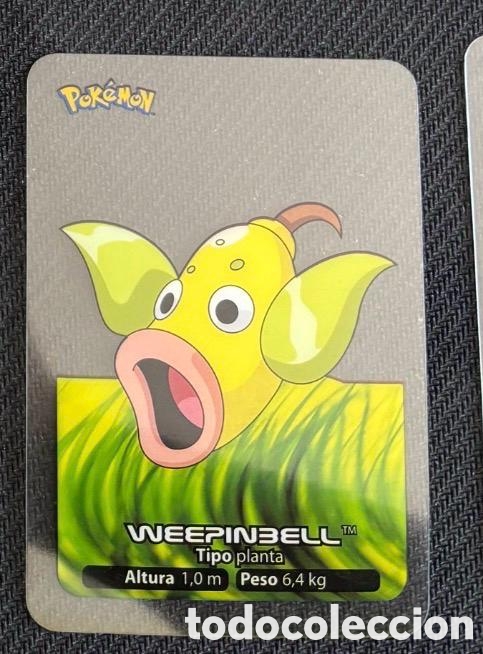 Coleccionismo cromos antiguos: WEEPINBELL Carta Lamincards lamin card Pokemon