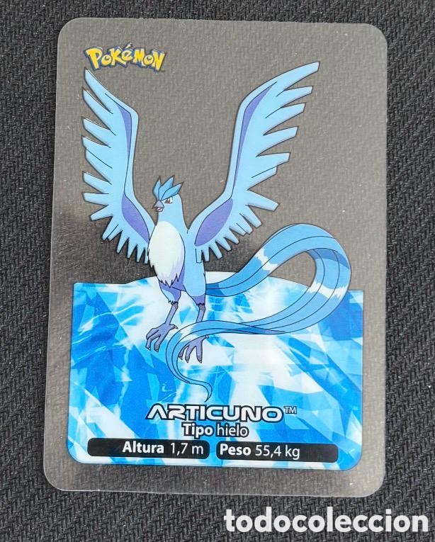 Coleccionismo cromos antiguos: Carta Lamincards lamin card Pokemon ARTICUNO