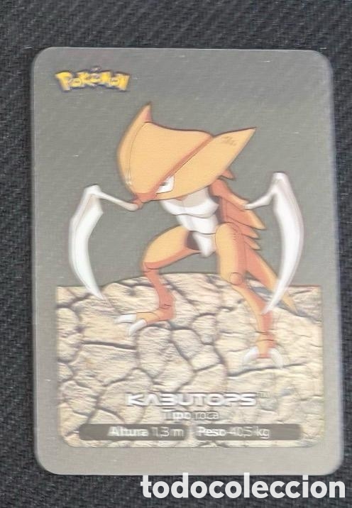 Coleccionismo cromos antiguos: KABUTOPS Carta Lamincards lamin card Pokemon