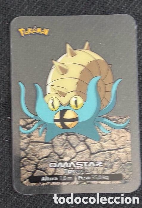 Coleccionismo cromos antiguos: OMASTAR Carta Lamincards lamin card Pokemon