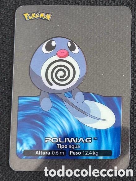 Coleccionismo cromos antiguos: POLIWAG Carta Lamincards lamin card Pokemon