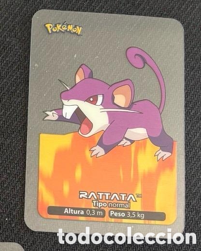 Coleccionismo cromos antiguos: RATTATA Carta Lamincards lamin card Pokemon