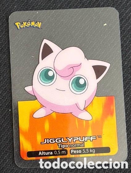 Coleccionismo cromos antiguos: JIGGLYPUFF Carta Lamincards lamin card Pokemon