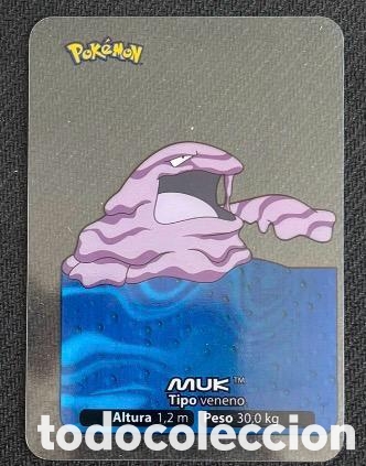 Coleccionismo cromos antiguos: MUK Carta Lamincards lamin card Pokemon