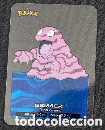 Coleccionismo cromos antiguos: GRIMER Carta Lamincards lamin card Pokemon
