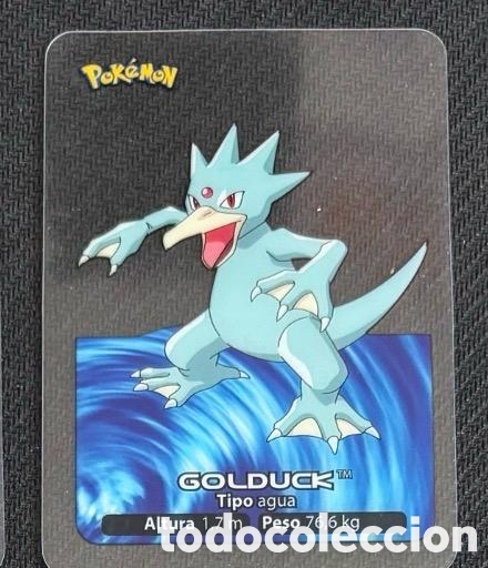 Coleccionismo cromos antiguos: GOLDUCK Carta Lamincards lamin card Pokemon