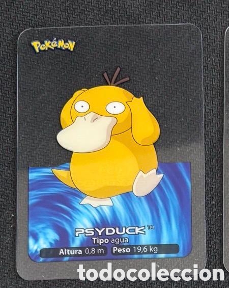 Coleccionismo cromos antiguos: PSYDUCK Carta Lamincards lamin card Pokemon