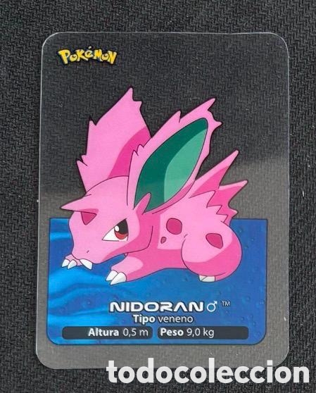 Coleccionismo cromos antiguos: NIDORAN Carta Lamincards lamin card Pokemon