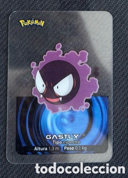Coleccionismo cromos antiguos: GASTLY Carta Lamincards lamin card Pokemon