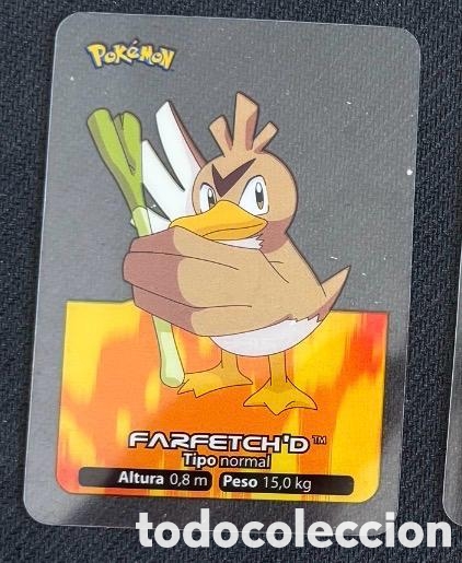 Coleccionismo cromos antiguos: FARFETCH'D Carta Lamincards lamin card Pokemon