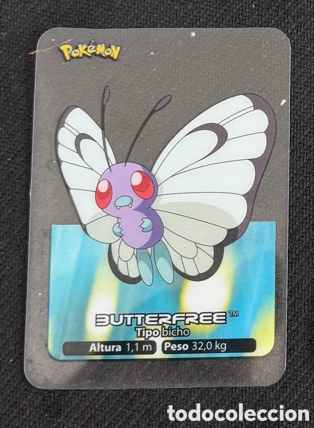 Coleccionismo cromos antiguos: BUTTERFREE Carta Lamincards lamin card Pokemon