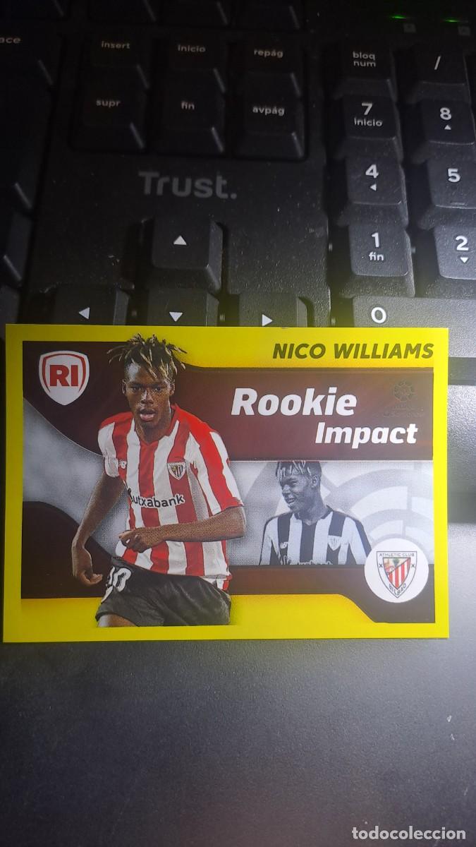 Coleccionismo cromos antiguos: CROMO NICO WILLIAMS 4 ROOKIE IMPACT 4 ATHLETIC CLUB DE BILBAO LIGA 2021 2022 21 22 ESTE PANINI NUNCA