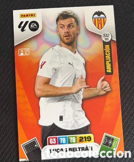 Coleccionismo cromos antiguos: 342 BIS LUCAS BELTRAN VALENCIA Panini Adrenalyn XL LaLiga 2025 2026