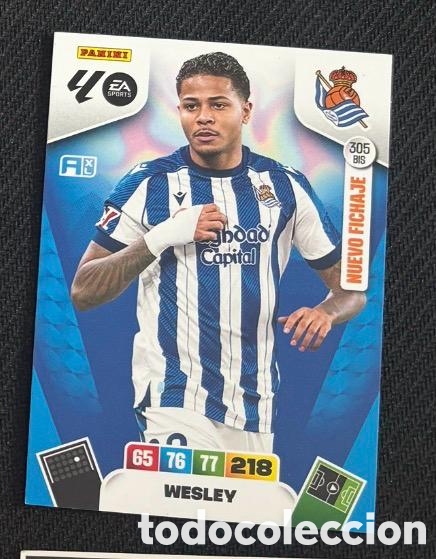 Coleccionismo cromos antiguos: 305 BIS WESLEY REAL SOCIEDAD Panini Adrenalyn XL LaLiga 2025 2026