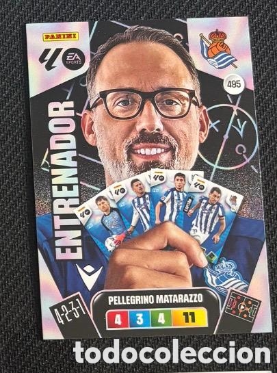 Coleccionismo cromos antiguos: 495 MATARAZZO ENTRENADOR REAL SOCIEDAD Panini Adrenalyn XL LaLiga 2025 2026