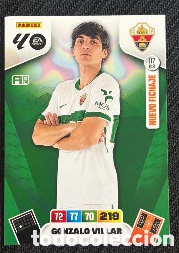 Coleccionismo cromos antiguos: 117 BIS GONZALO VILLAR ELCHE Panini Adrenalyn XL LaLiga 2025 2026