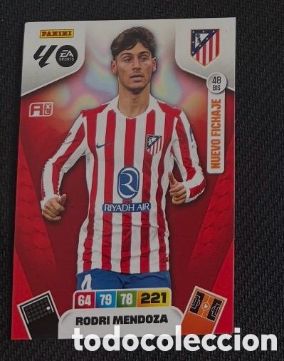 Coleccionismo cromos antiguos: 48 BIS RODRIGO MENDOZA ATLETICO MADRID Panini Adrenalyn XL LaLiga 2025 2026