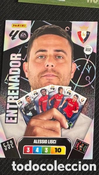 Coleccionismo cromos antiguos: 492 LISCI ENTRENADOR OSASUNA Panini Adrenalyn XL LaLiga 2025 2026