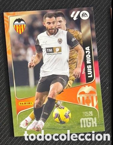 Colecionismo Cromos antigos: LUIS RIOJA VALENCIA MGK Megacracks 25/26