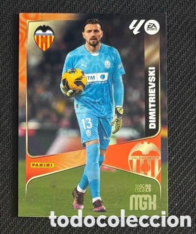 Coleccionismo cromos antiguos: DIMITRIEVSKI VALENCIA MGK Megacracks 25/26