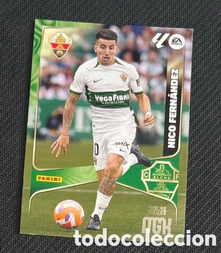 Coleccionismo cromos antiguos: NICO FERNANDEZ ELCHE MGK Megacracks 25/26