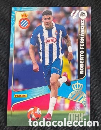 Coleccionismo cromos antiguos: ROBERTO FERNANDEZ ESPANYOL MGK Megacracks 25/26