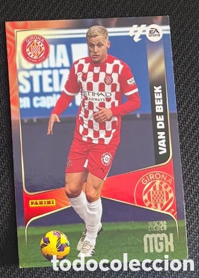 Coleccionismo cromos antiguos: VAN DE BEEK GIRONA MGK Megacracks 25/26