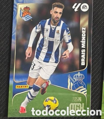 Coleccionismo cromos antiguos: BRAIS MENDEZ REAL SOCIEDAD MGK Megacracks 25/26