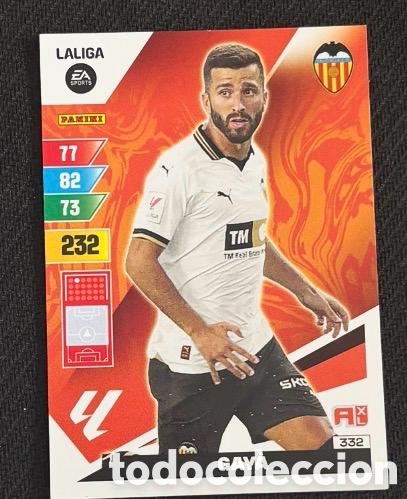 Coleccionismo cromos antiguos: 332 GAYA VALENCIA ADRENALYN XL CARTA CROMO 2023 2024