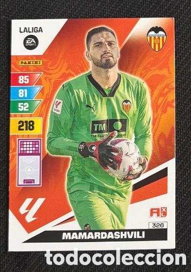 Coleccionismo cromos antiguos: 326 MAMARDASHVILI VALENCIA ADRENALYN XL CARTA CROMO 2023 2024