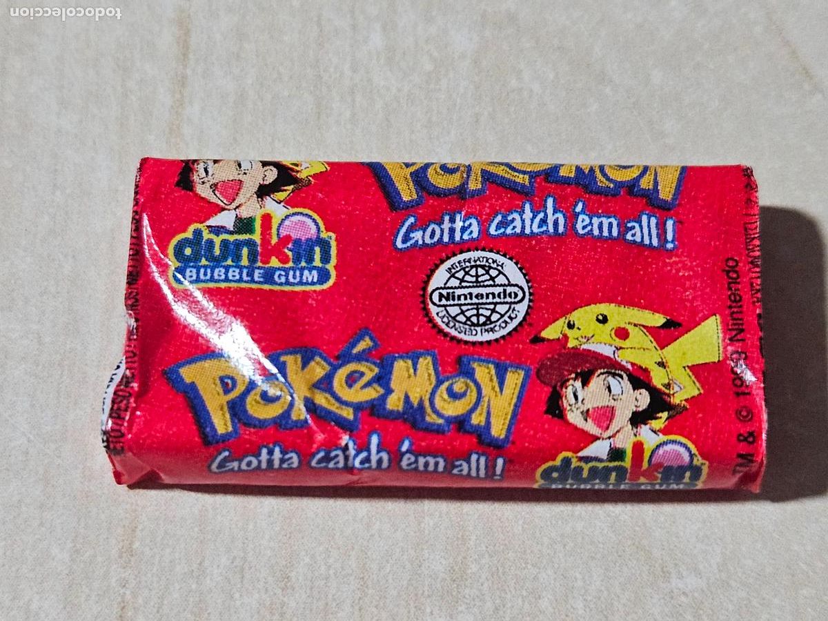 Collectable Antique Stickers: POK&Eacute;MON DUNKIN BOOMER (1999) BUBBLE GUM - SOBRE SIN ABRIR