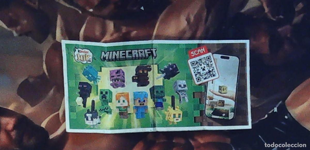 Coleccionismo cromos antiguos: BPZ CATALOGO kinder surprise minecraft