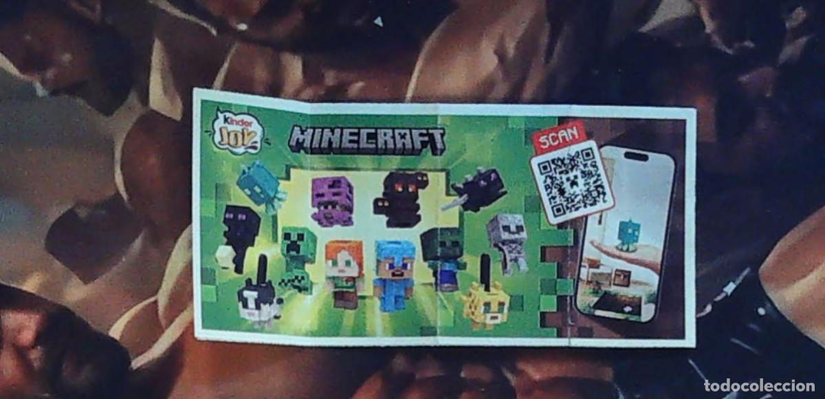 Coleccionismo cromos antiguos: BPZ CATALOGO kinder surprise minecraft