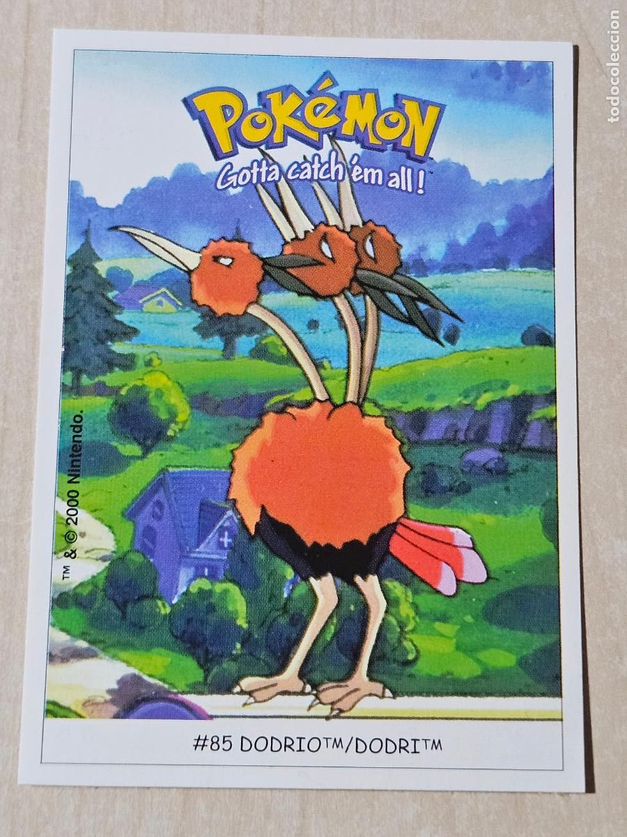 Coleccionismo cromos antiguos: CROMO N&ordm; 85 DODRIO POKEMON BOOMER , DUNKIN , 2000 NINTENDO