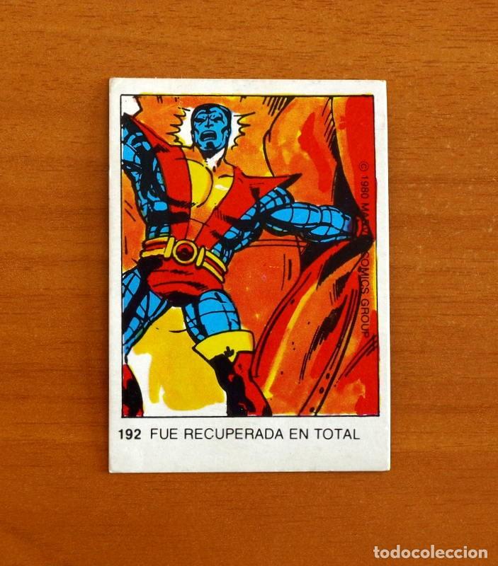 Coleccionismo cromos antiguos: Superh&eacute;roes - N&ordm; 192 Coloso - Marvel 1980 Comics Group - Chocolates Terrabusi - Nunca Pegado