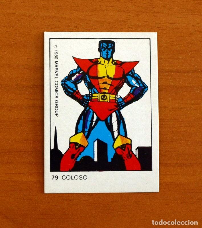 Coleccionismo cromos antiguos: Superh&eacute;roes - N&ordm; 79, Coloso - Marvel 1980 Comics Group - Chocolates Terrabusi - Nunca Pegado