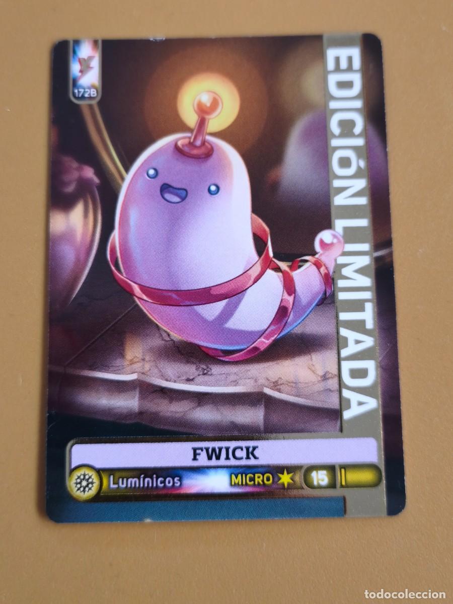 Coleccionismo cromos antiguos: fwick nergys, edicion limitada