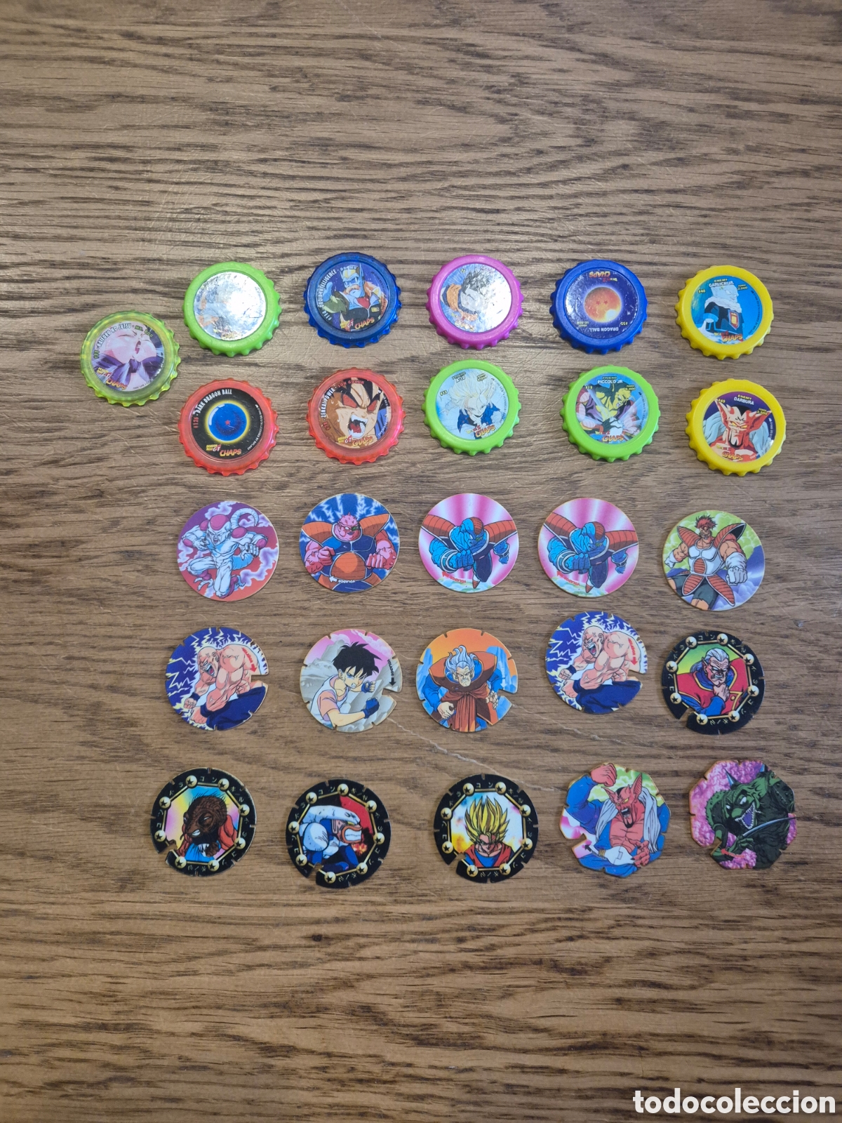 Coleccionismo cromos antiguos: Lote tazos dragon ball
