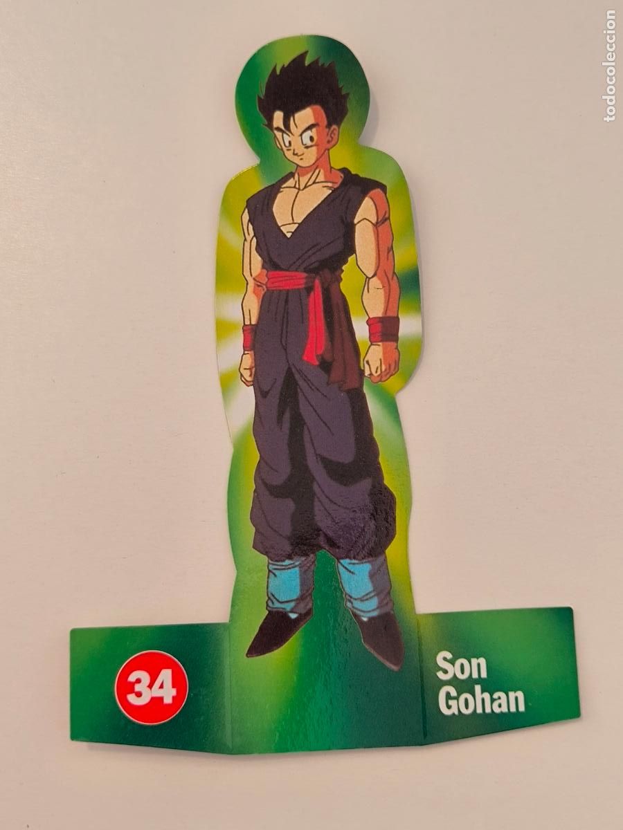 Coleccionismo cromos antiguos: CROMO TROQUELADO DRAGON BALL Z - N&ordm; 34 - CHICLES BOOMER (O7A2)