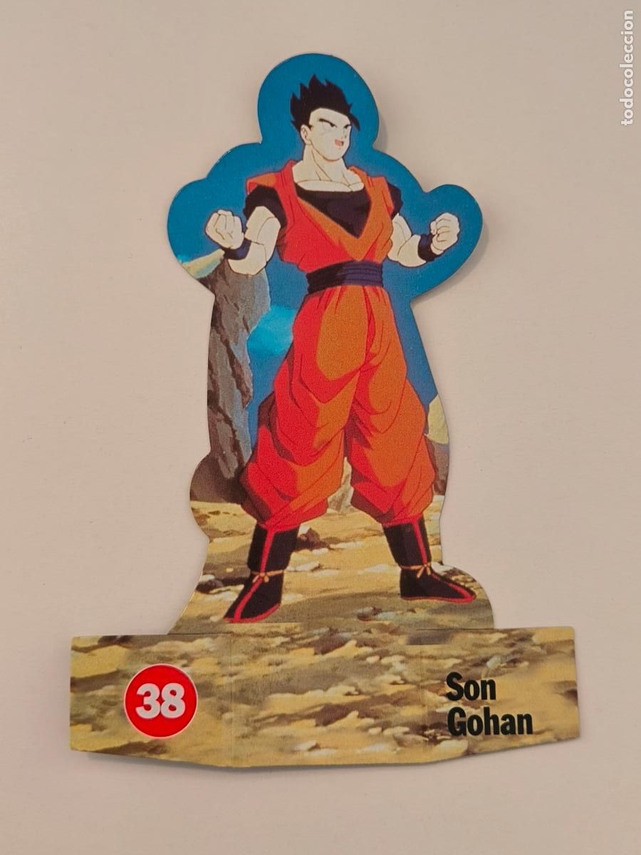 Coleccionismo cromos antiguos: CROMO TROQUELADO DRAGON BALL Z - N&ordm; 38 - CHICLES BOOMER (O7A2)