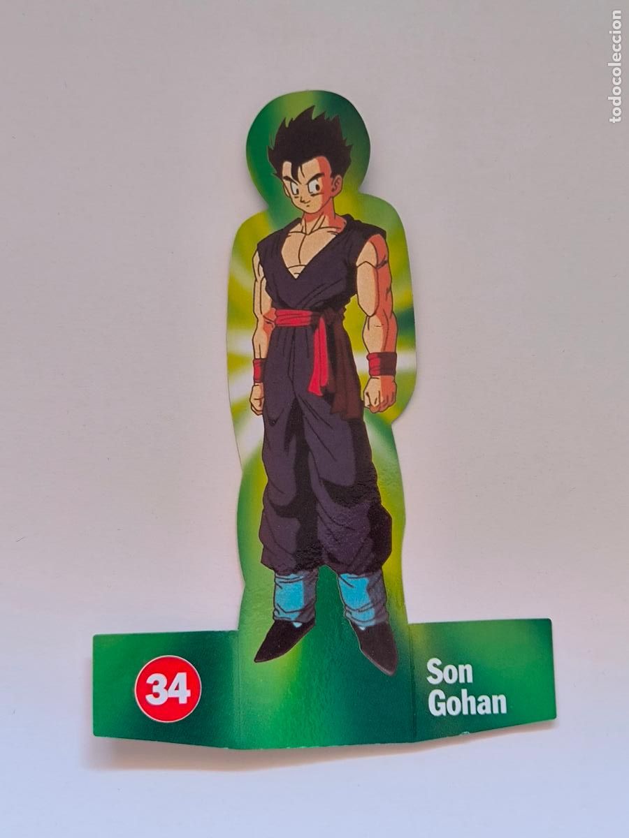 Coleccionismo cromos antiguos: CROMO TROQUELADO DRAGON BALL Z - N&ordm; 34 - CHICLES BOOMER (O7A3)